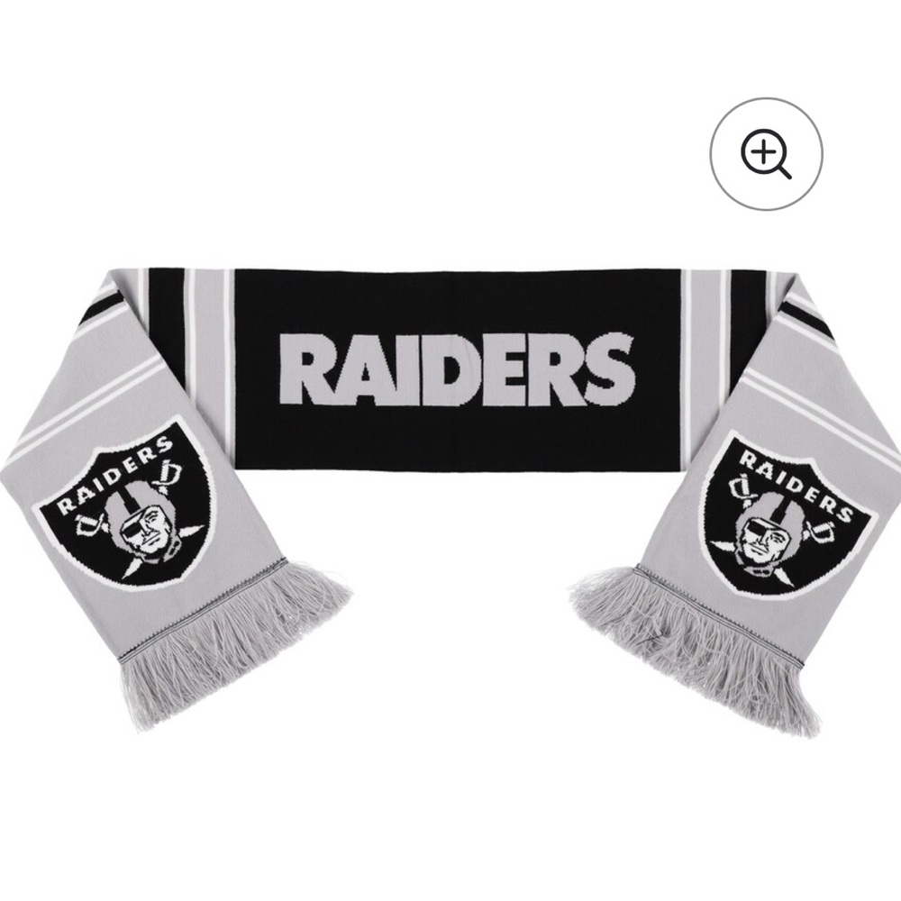 Forever Collectibles Las Vegas Raiders Team Scarf Double Sided Unisex Scarf